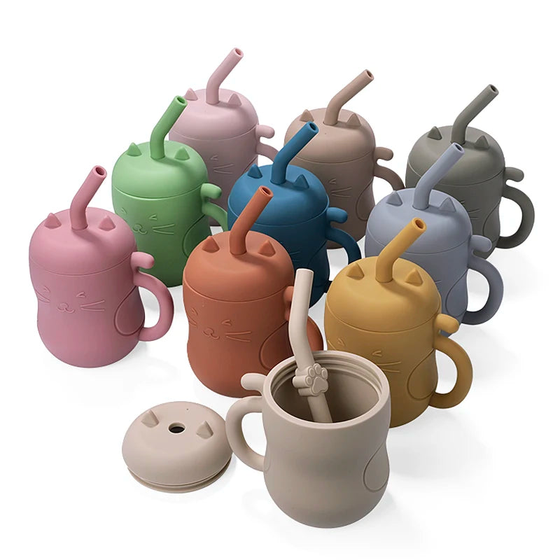 Silicone Straw Cup